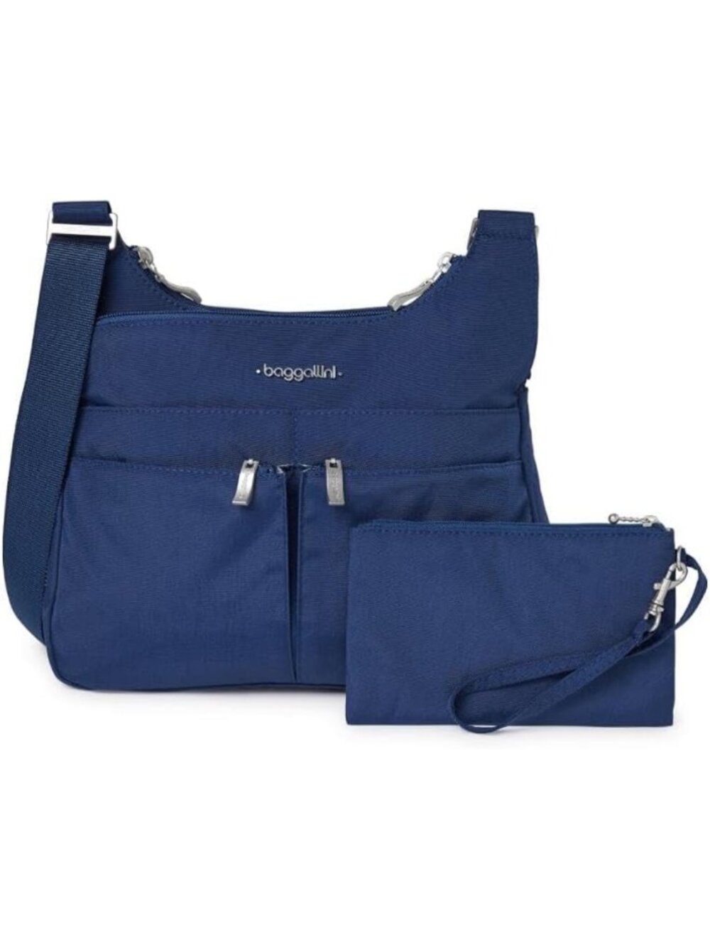Lightweight Water-Resistant Crossbody Travel Bag | Nylon Handbag 11x8.5
